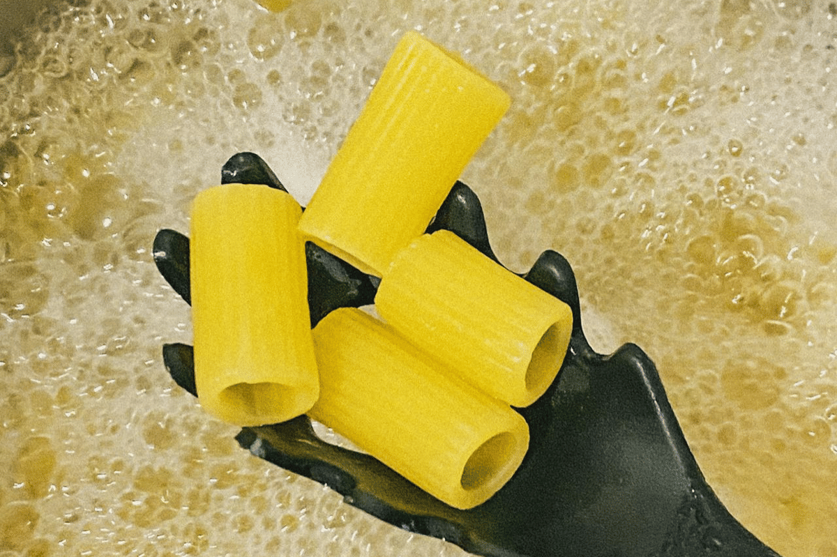 ilustrasi memasak rigatoni