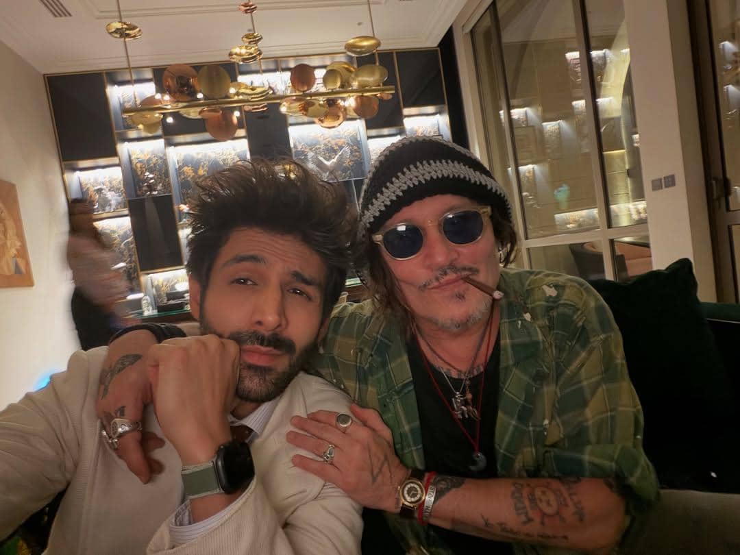 Kartik Aaryan dan Johnny Depp
