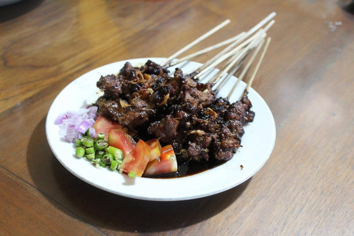 ilustrasi sate kambing