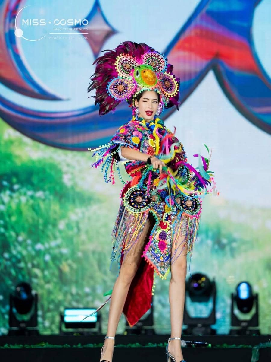 national costume Angela Yuriar, Miss Cosmo Meksiko 2025