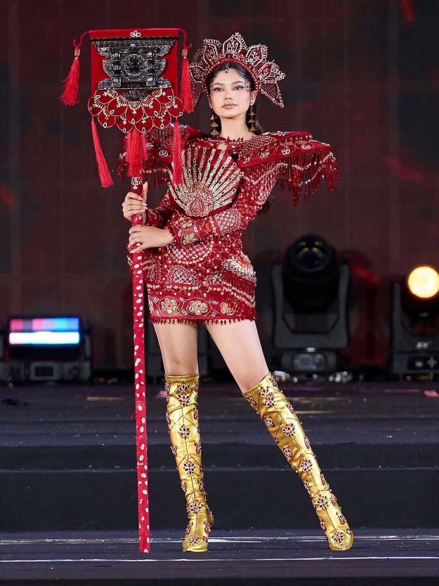 national costume Deepshikha Nepal, Miss Cosmo Nepal 2025