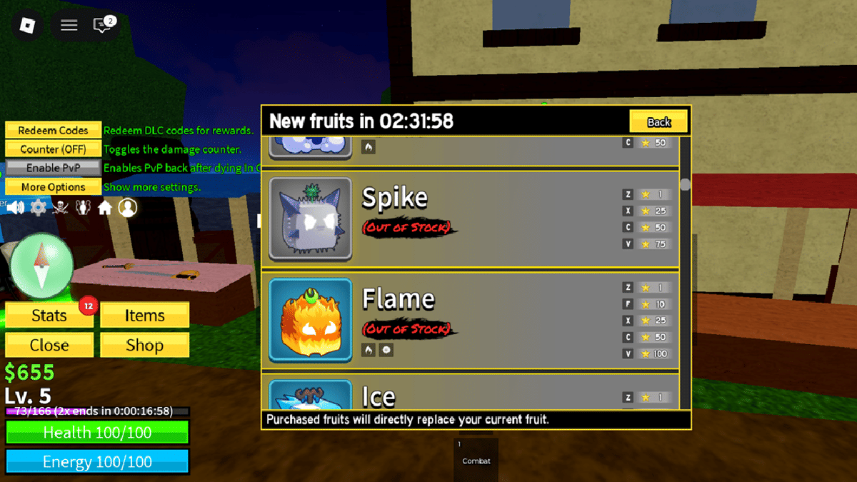 Blox Fruits mirip seperti Devil Fruits di One Piece