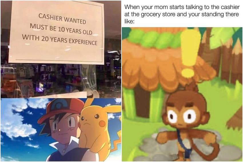 kolase meme kartun tentang kasir