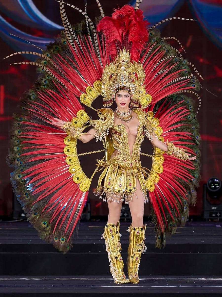 national costume Italy Mora, Miss Cosmo Panama 2025