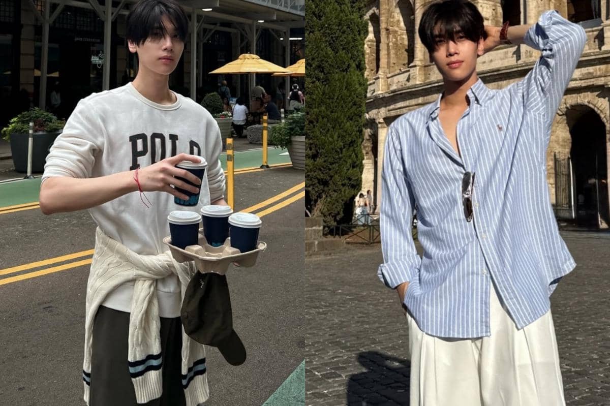 OOTD Liburan ke Luar Negeri ala Dunk Natachai