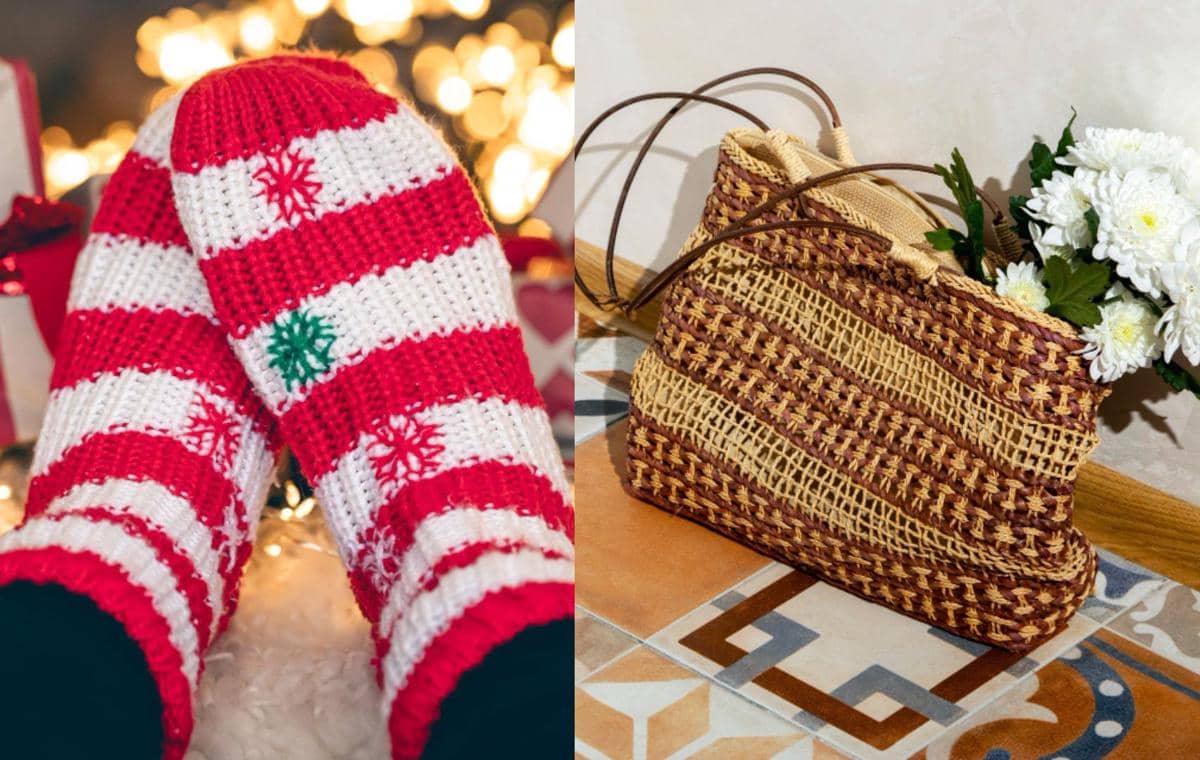 Ilustrasi hadiah Natal  