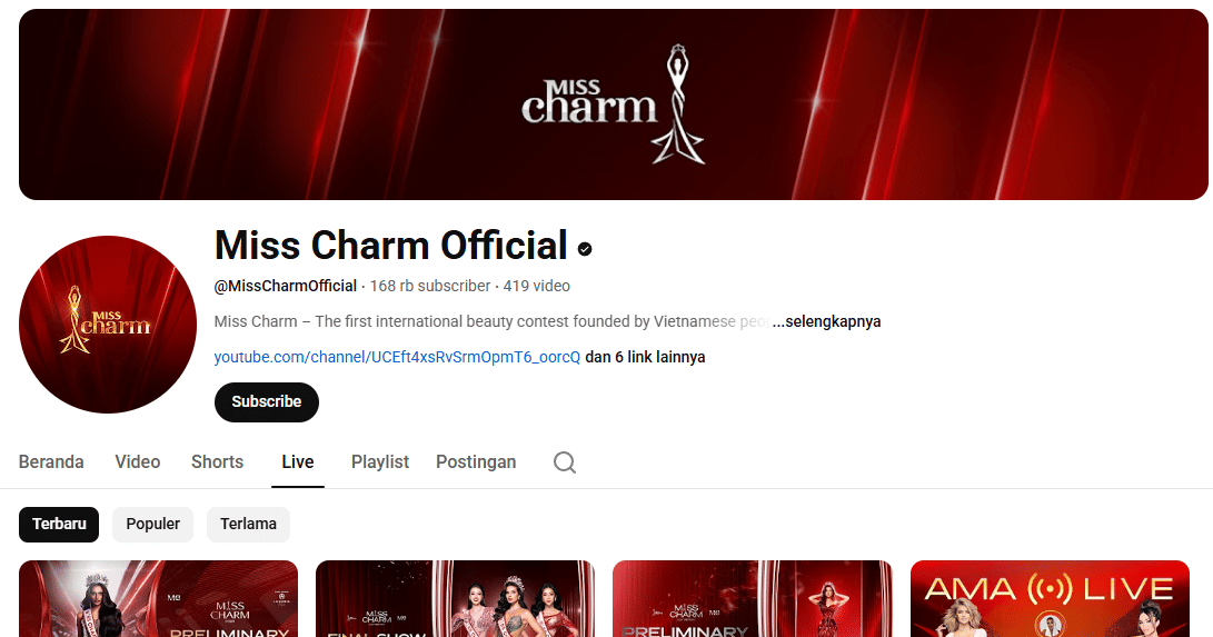 youtube miss charm
