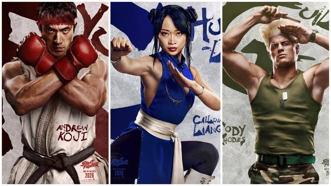 Ryu Chun-Li Guile. (Dok. Paramount Pictures, Capcom/Street Fighter)