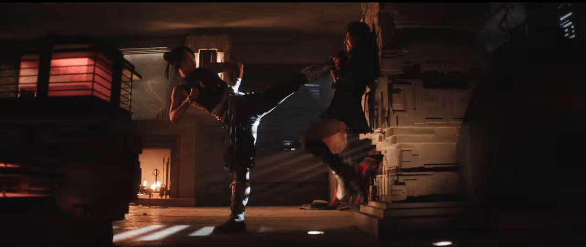 Chun-Li kick. (Dok. Paramount Pictures, Capcom/Street Fighter)