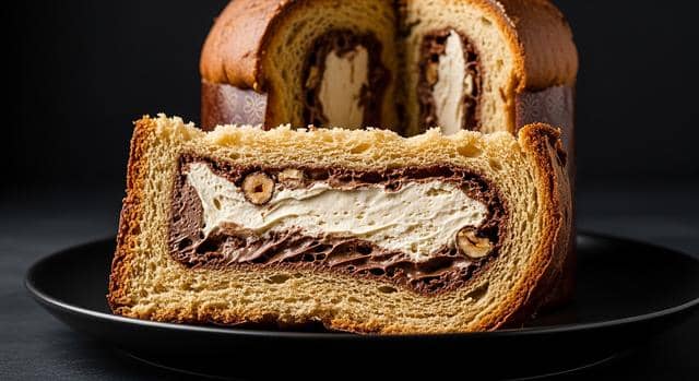 ilustrasi roti cokelat