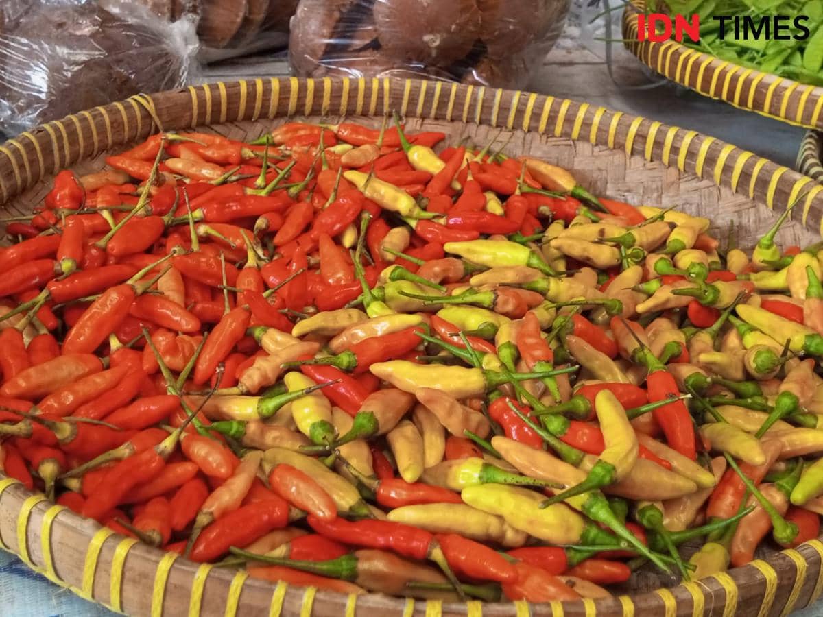 Harga cabai rawit merah di Bantul turun namun masih mahal