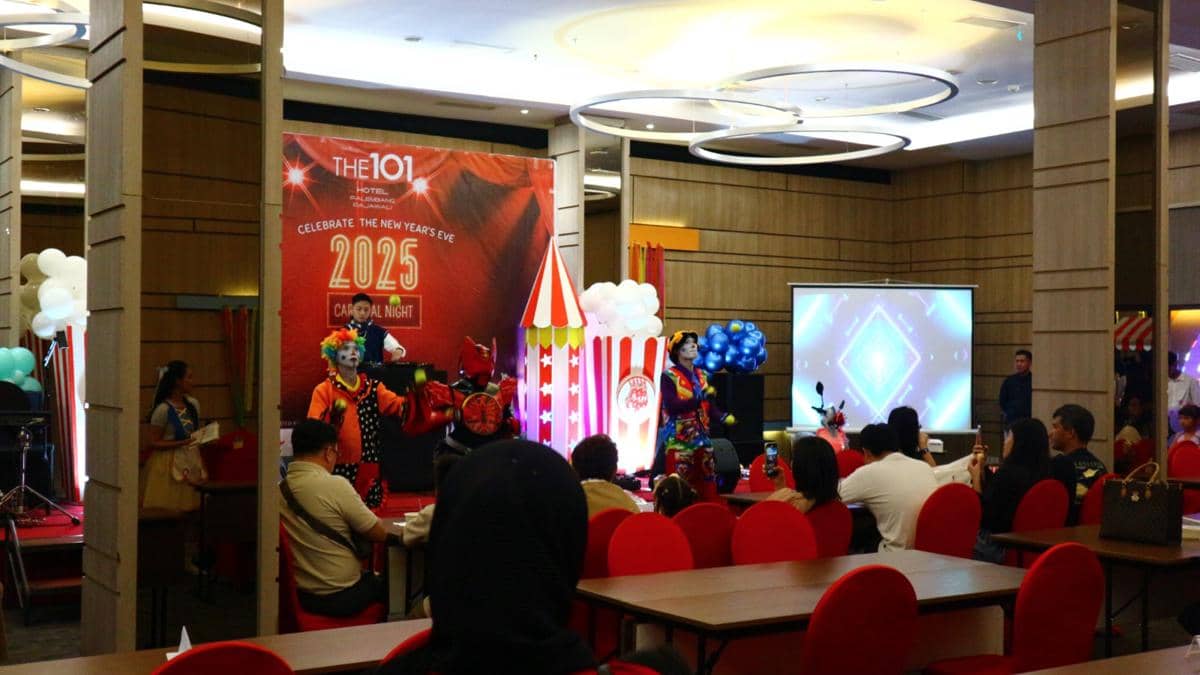 Perayaan nataru di Hotel Palembang