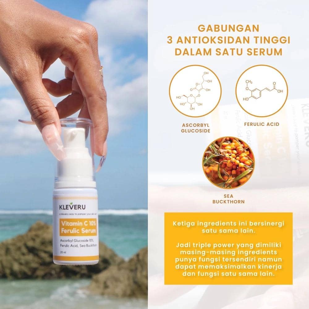 KLEVERU vitamin C 10% ferulic serum