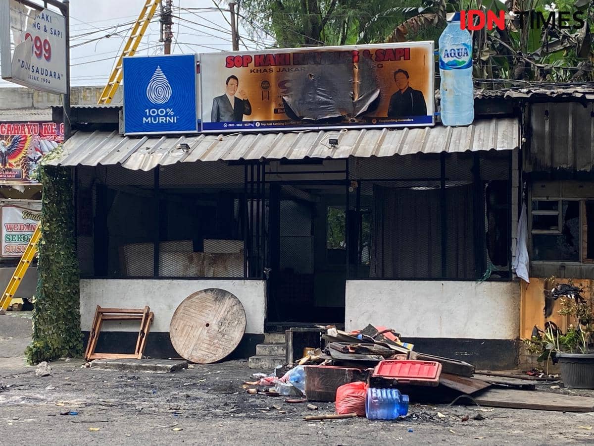 Polisi Bidik Pelaku Pembakaran Warung Kalibata Kasus Mata Elang
