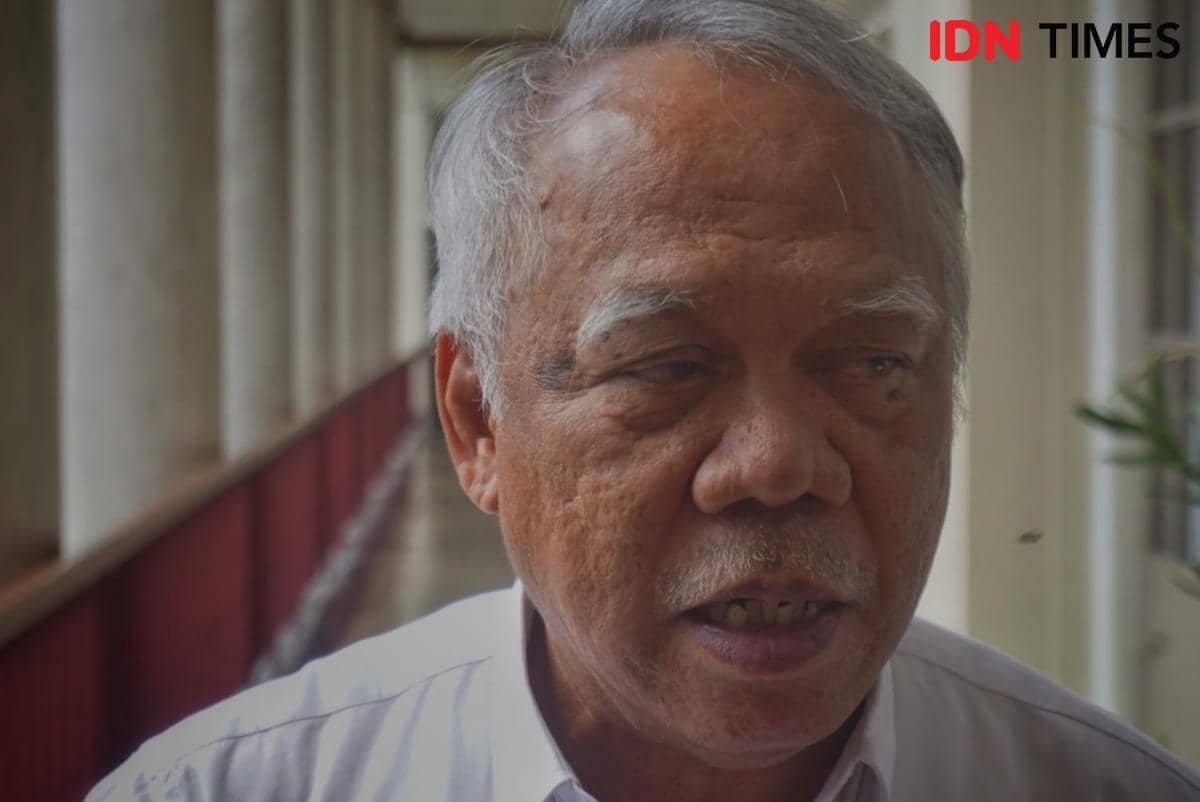 Kepala Badan Otorita Ibu Kota Nusantara (OIKN) Basuki Hadimuljono di UGM, Sleman, Sabtu (12/12/2025).