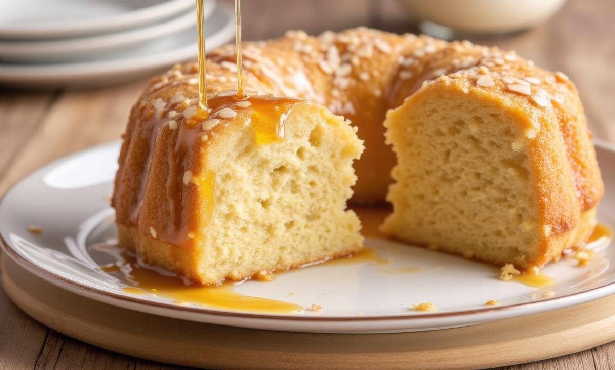 Butter rum cake