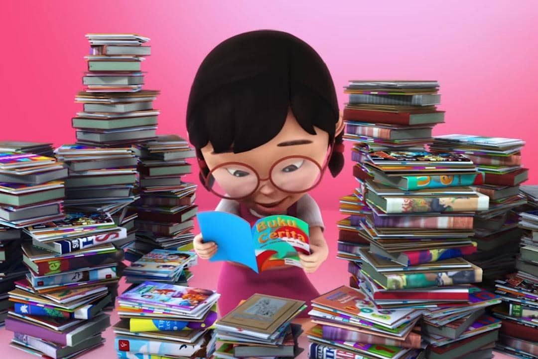 Mei Mei menjadikan membaca buku sebagai salah satu aktivitas untuk mengisi masa luangnya