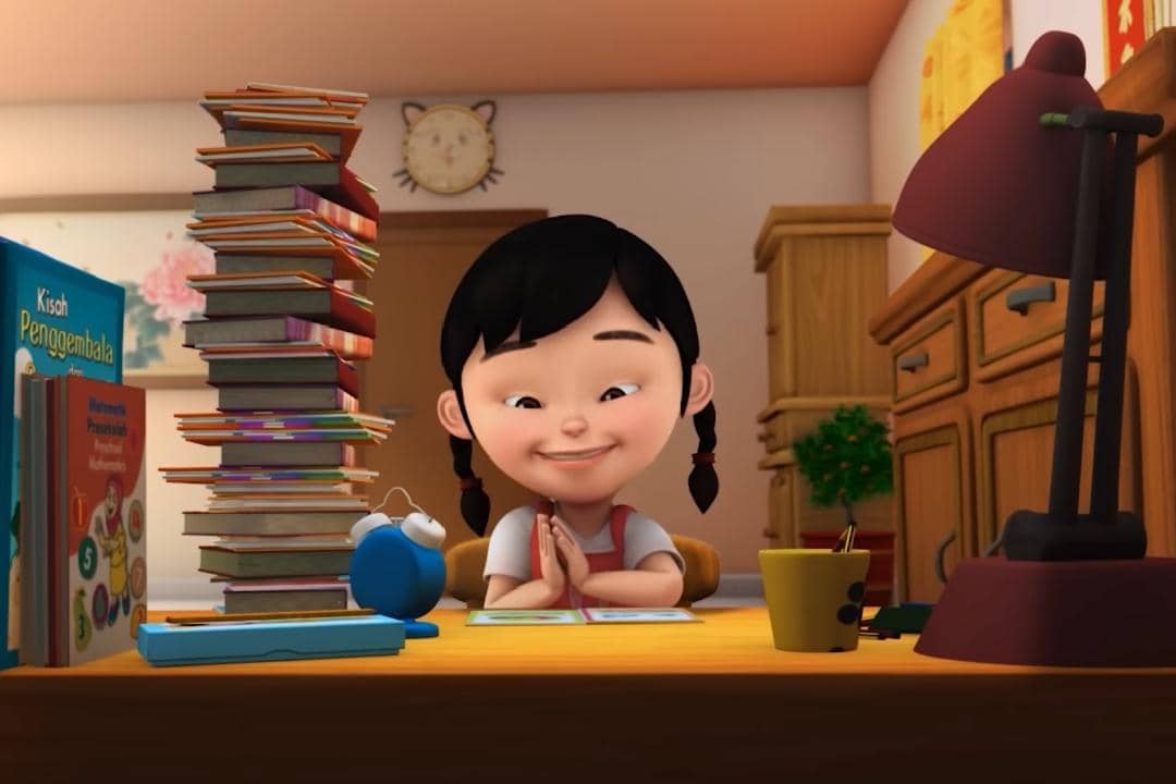 daftar karakter di dunia kartun yang dikenal hobi membaca buku