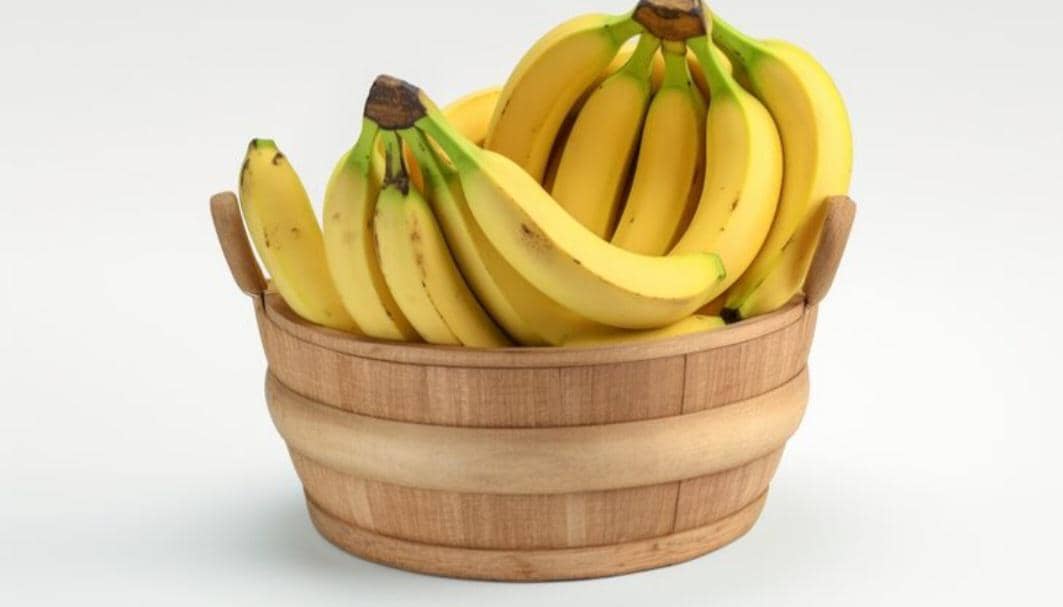 ilustrasi menyimpan pisang