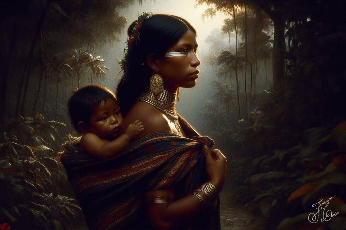 lukisan suku Piripkura