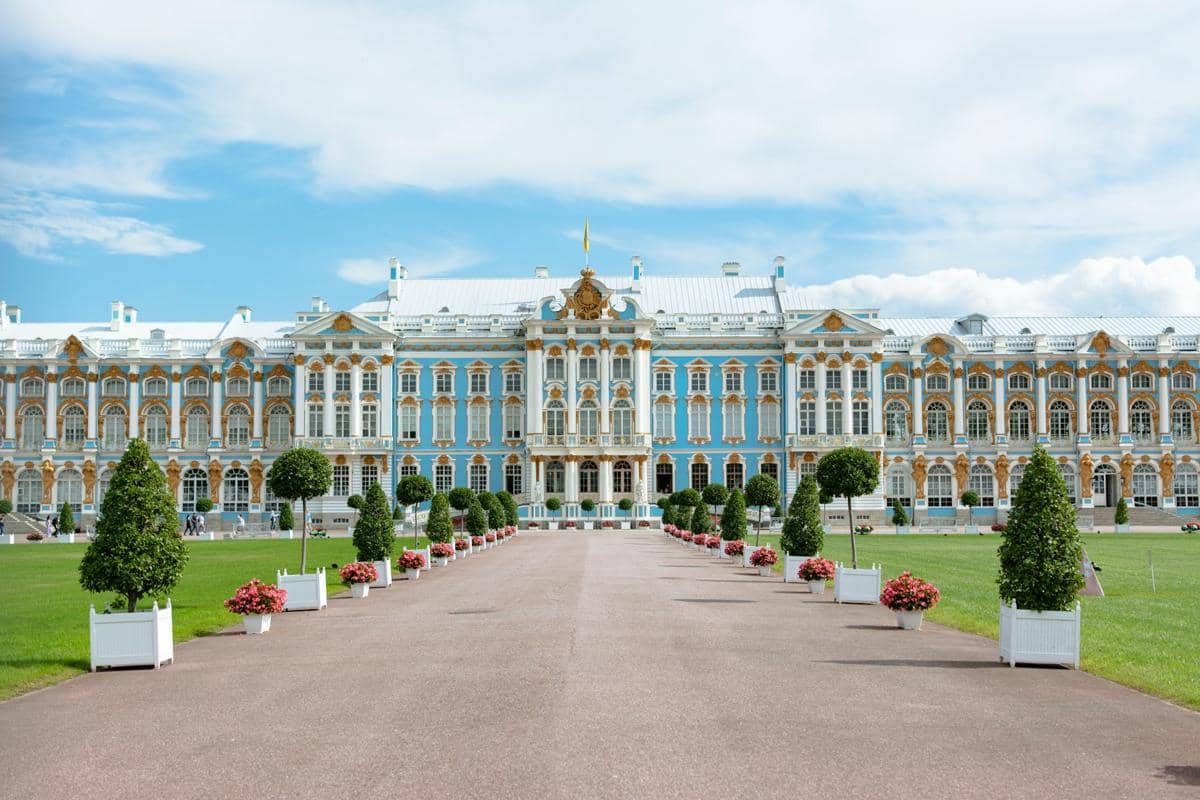 Catherine Palace (Istana Catherine) di Pushkin, Saint Petersburg, Rusia