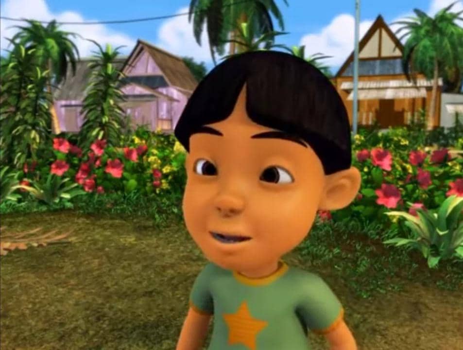 Potret Mail di serial Upin & Ipin