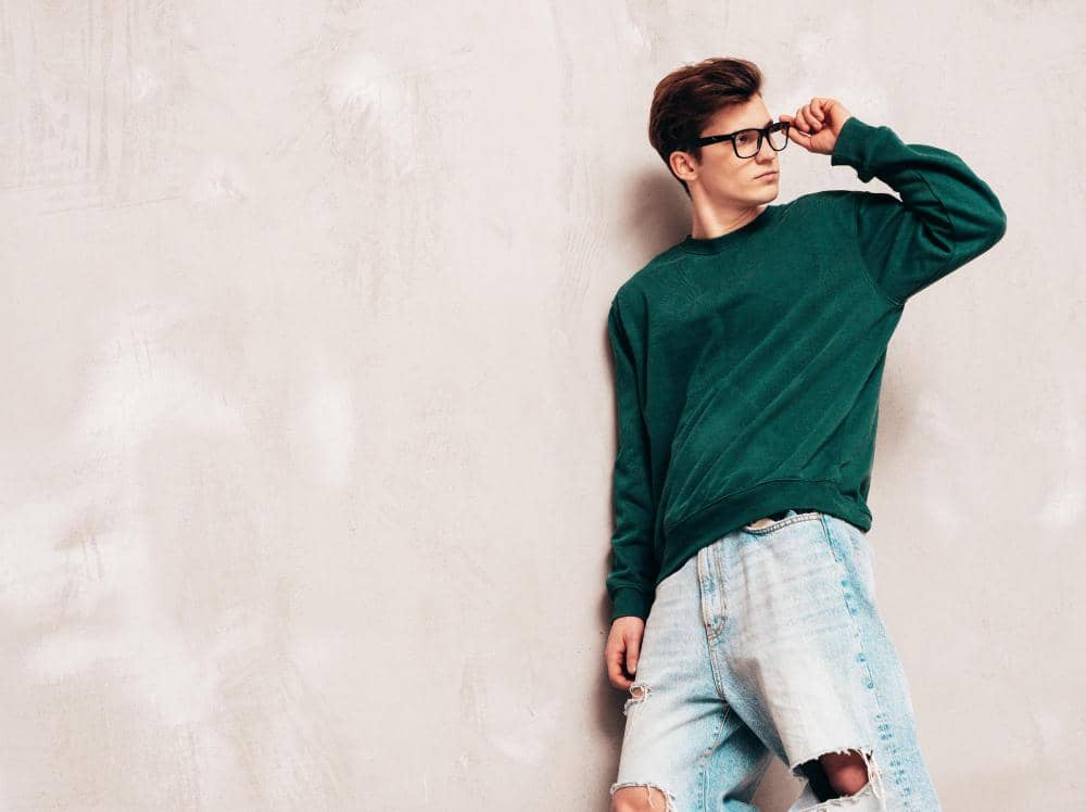 ilustrasi outfit Natal cowok