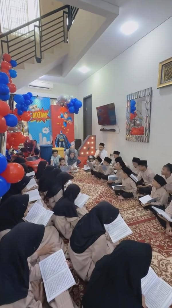 syukuran ulang tahun Adzam (instagram.com/adzamadriansyah11)