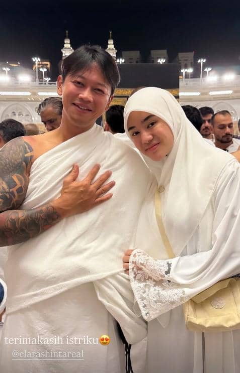  Clara Shinta dan Suami Ibadah Umrah (instagram.com/clarashintareal)