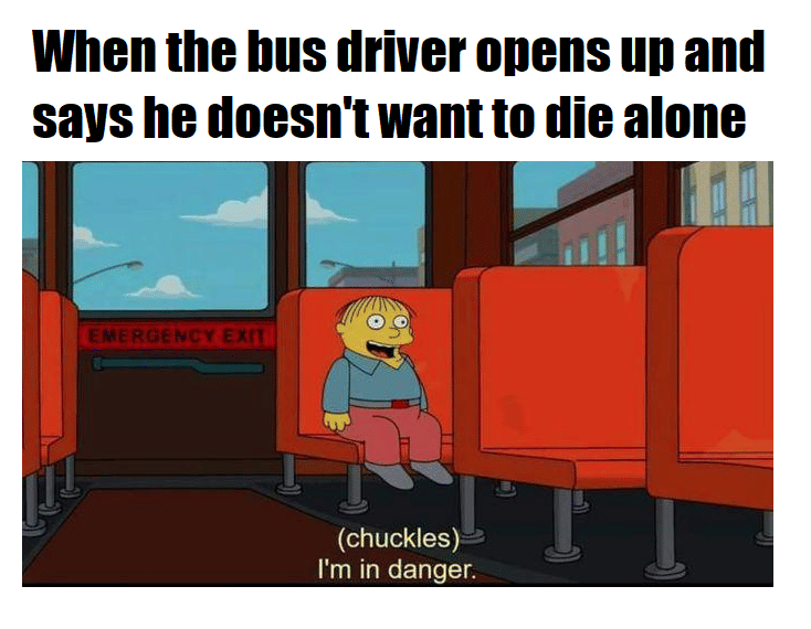 meme kartun tentang sopir bus