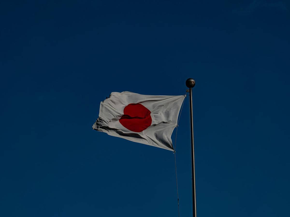 Ilustrasi bendera Jepang