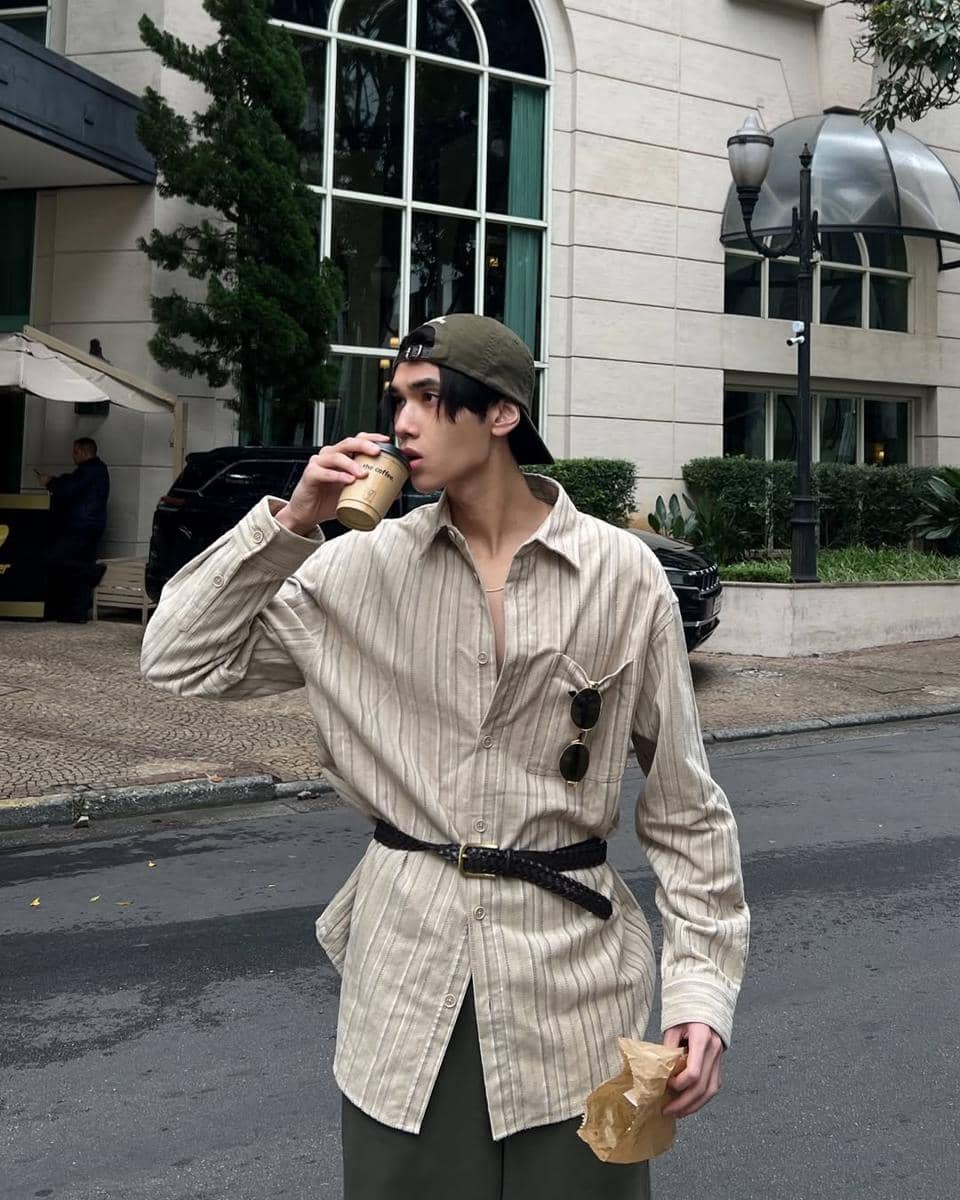 OOTD Liburan ke Luar Negeri ala Dunk Natachai