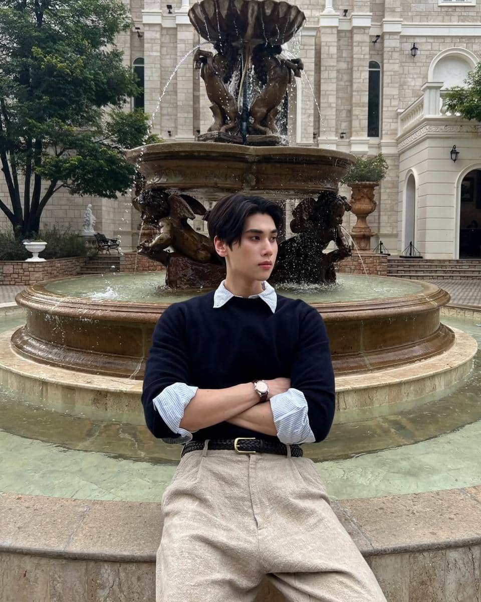 OOTD Liburan ke Luar Negeri ala Dunk Natachai