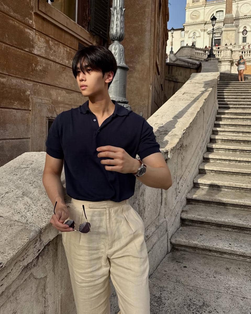 OOTD Liburan ke Luar Negeri ala Dunk Natachai