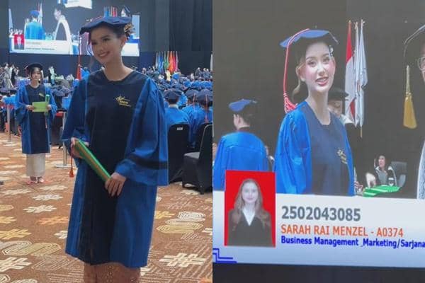 Sarah Menzel Wisuda S1 (instagram.com/ashanty_ash)