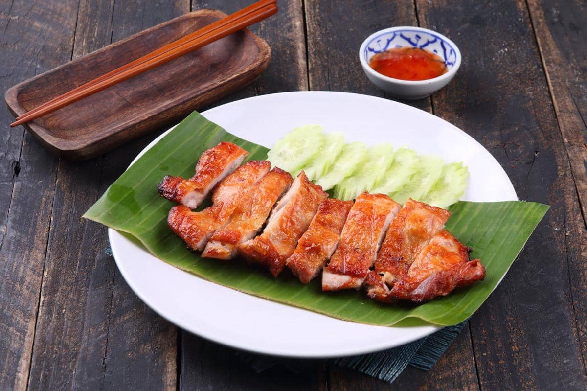 ilustrasi ayam panggang madu