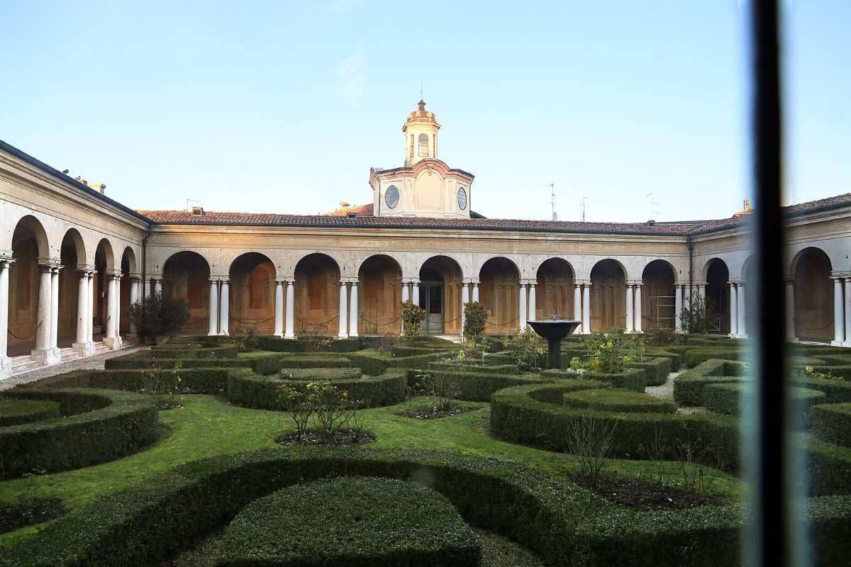 Ilustrasi giardino pensile yang jadi kota ideal ala Paus Pius II