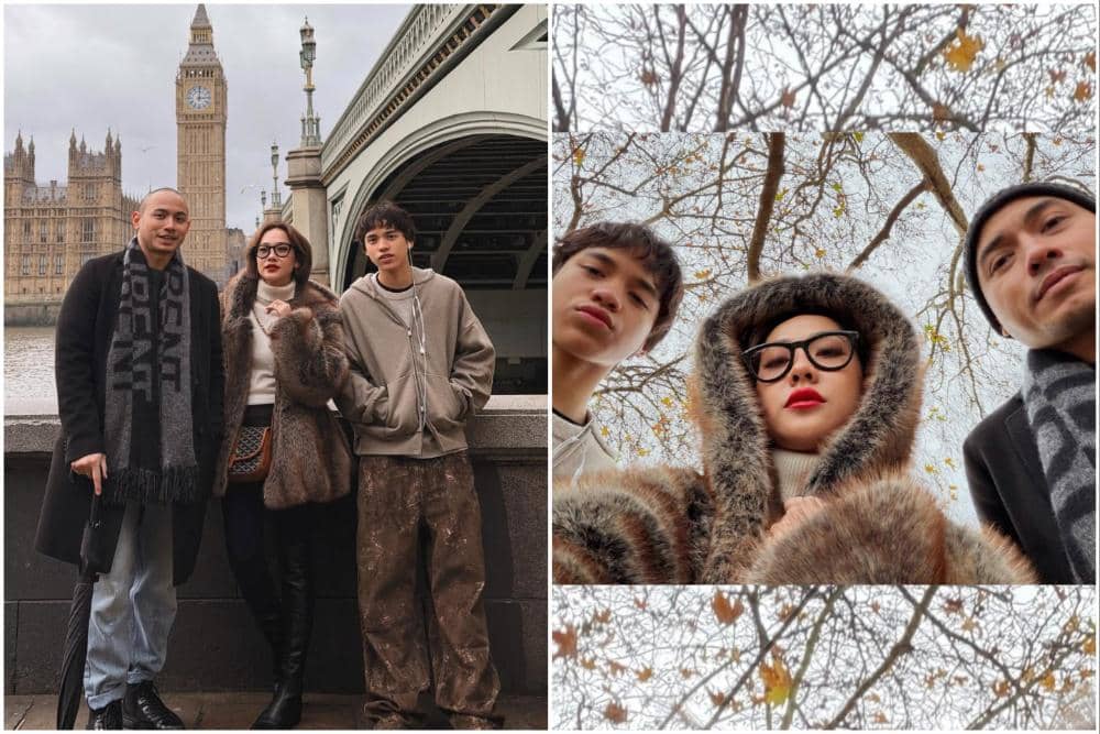 BCL dan keluarga jalan-jalan di London.