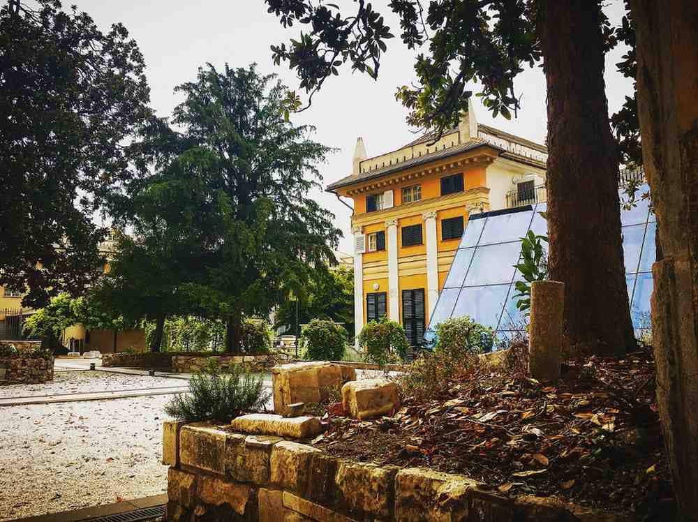 Ilustrasi giardino pensile yang jadi karya paling matang sang arsitek