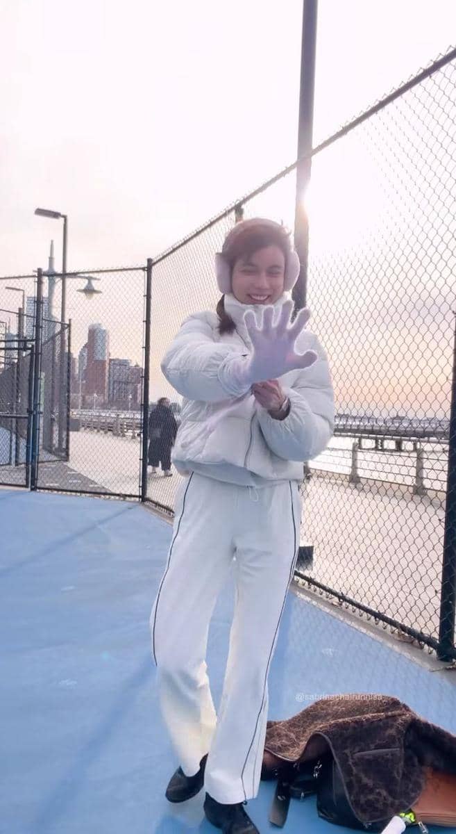 Sabrina Chairunnisa main tenis di New York