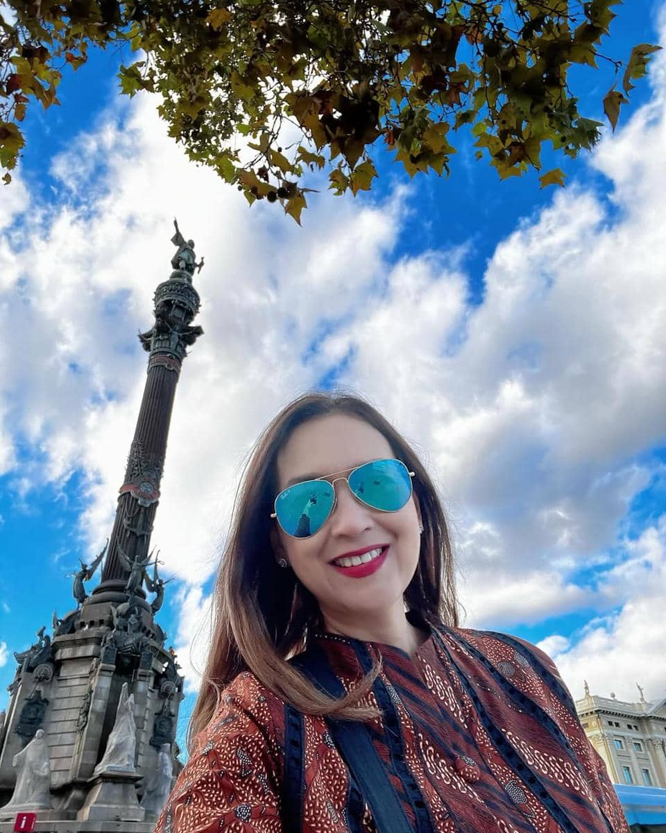 Ira Wibowo keliling Kota Barcelona.