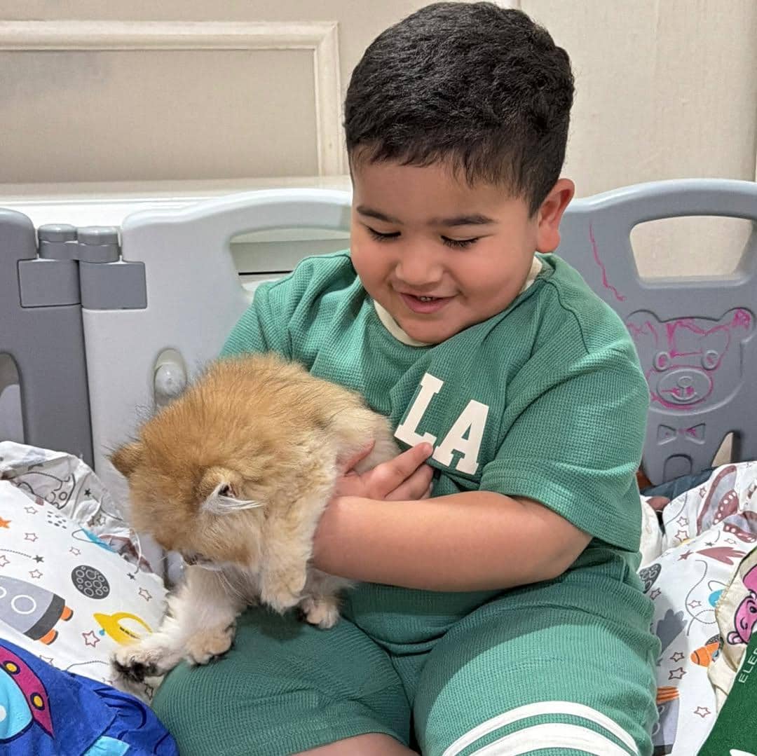 Anak Tasya Farasya punya kucing kecil