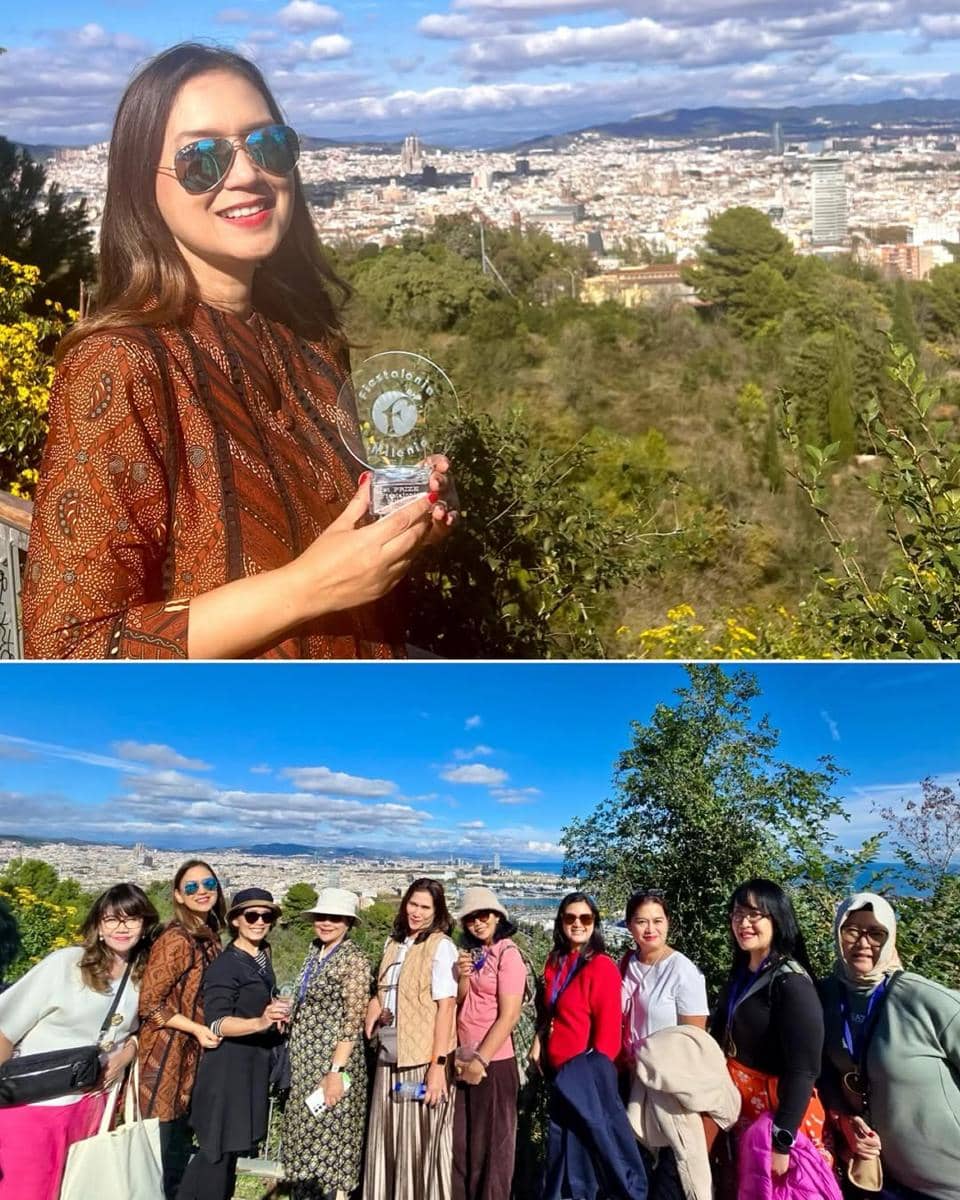 Ira Wibowo keliling Kota Barcelona.