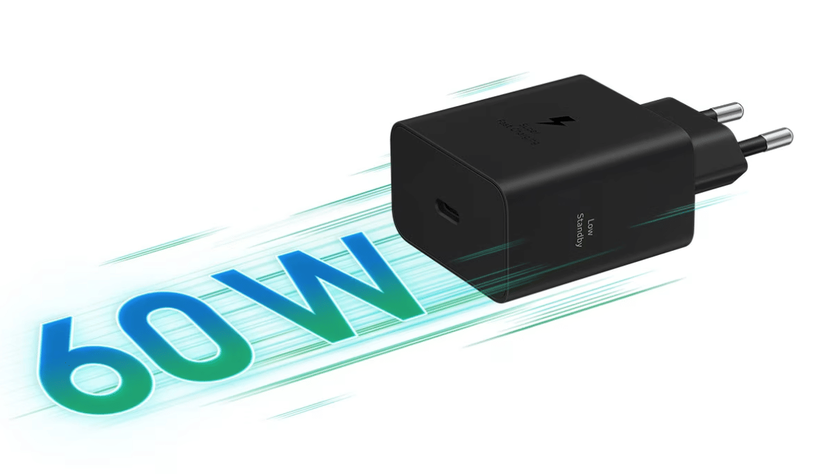 Charger 60W Samsung kompatibel untuk perangkat Galaxy Tab dan Galaxy Book