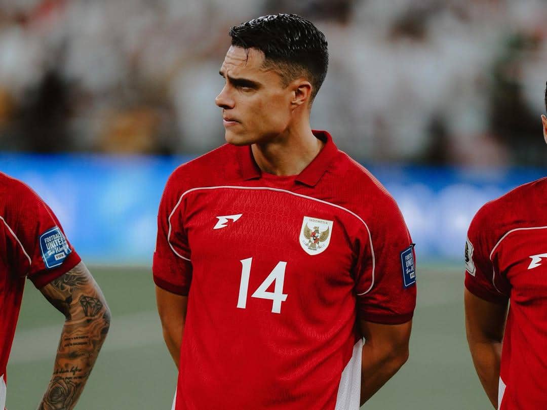 joey pelupessy saat membela timnas indonesia