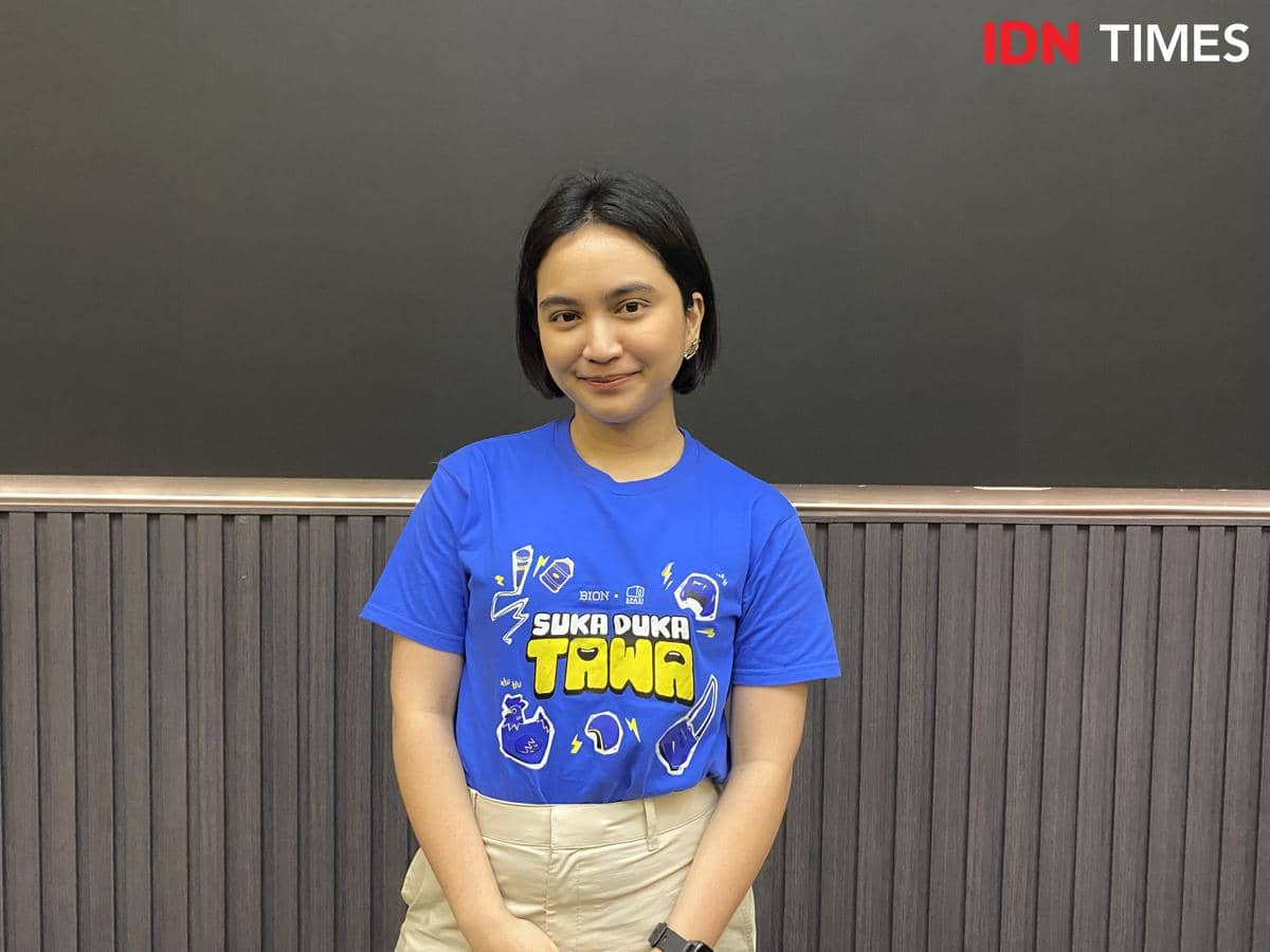 potret Rachel Amanda di kantor IDN