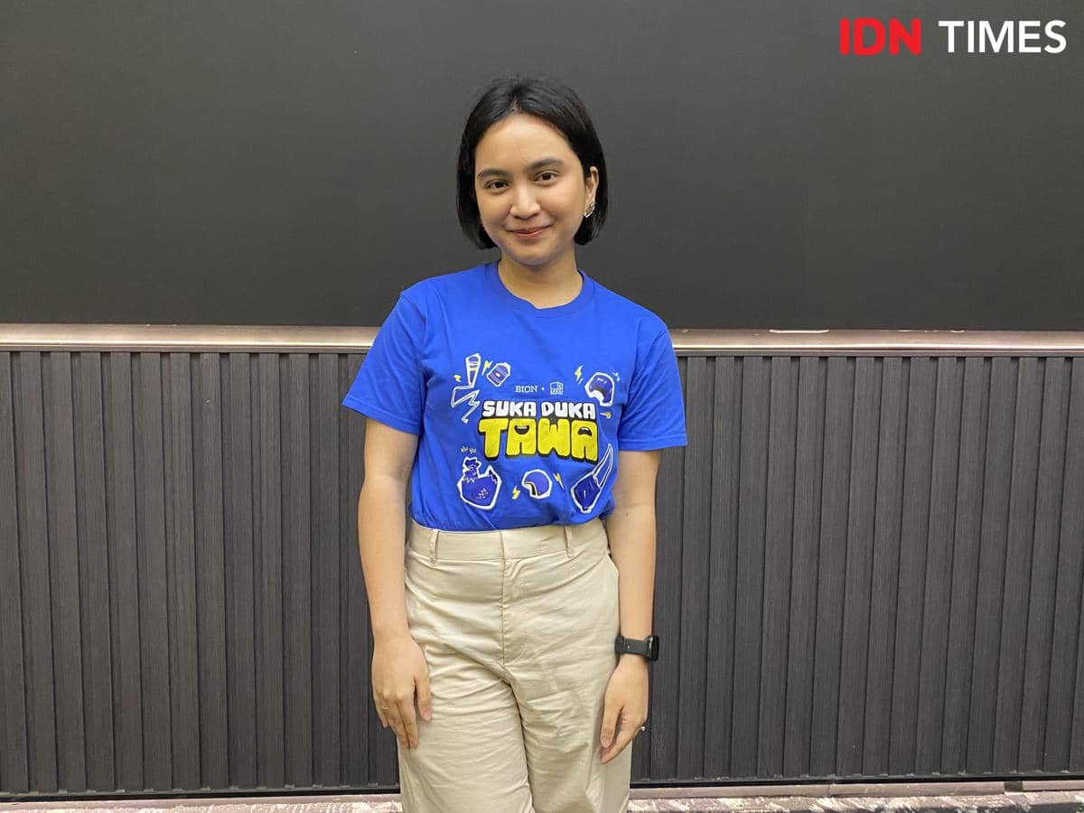 potret Rachel Amanda di kantor IDN