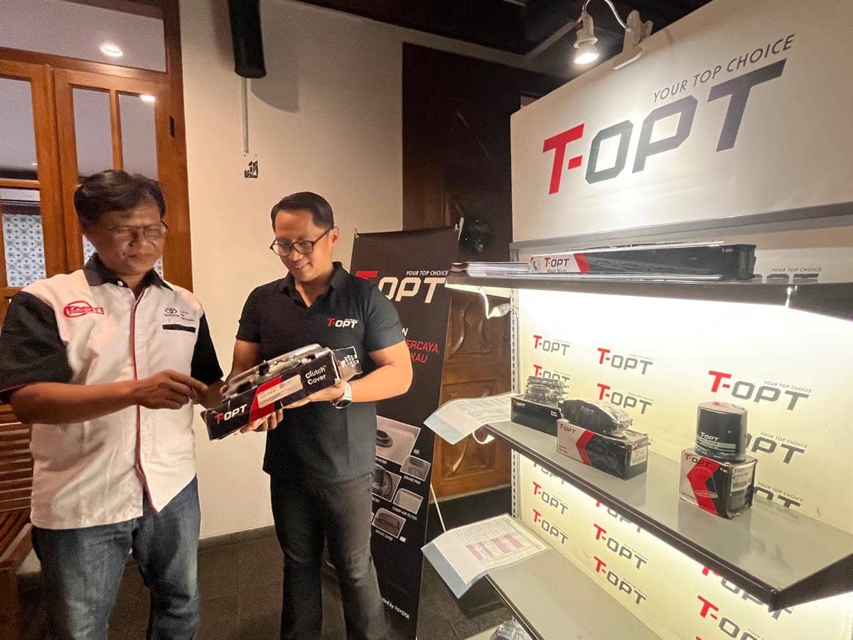 suku cadang, toyota, topt, toyota tasti