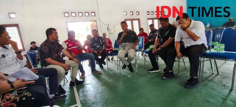 Deputi Otorita IKN Alimuddin saat menyapaikan arahan kepada para peserta musyawarah (IDN Times/Ervan)