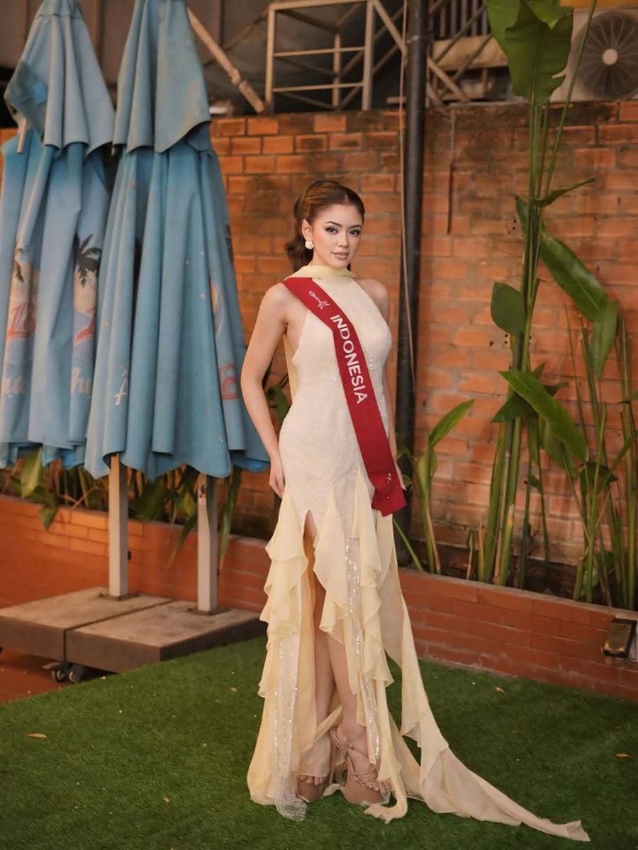 Potret Rinanda Maharani di Karantina Miss Charm 2025